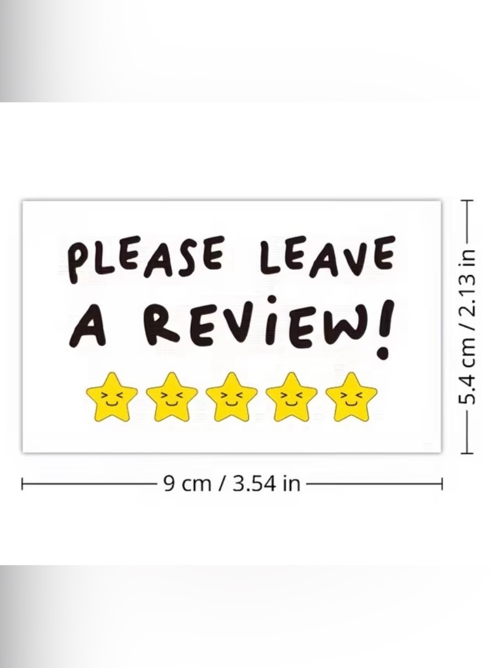 Thank You Cards with “Please Leave Review” on reverse , 100 pieces - Picture 4 of 5